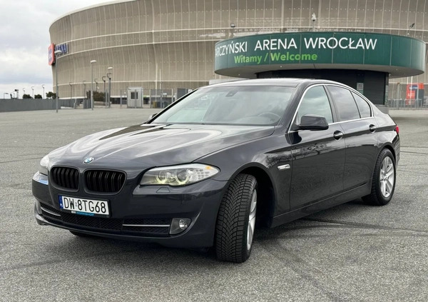 BMW Seria 5 cena 49900 przebieg: 188000, rok produkcji 2012 z Wrocław małe 211